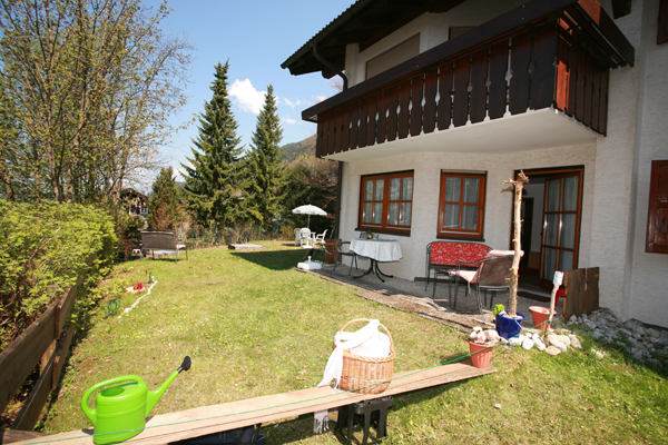 Garten und Spielwiese Ferienwohnung Oberstdorf